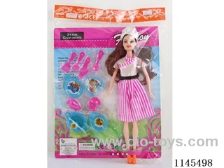 Solid 6 jointed Nurse Doll