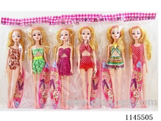11 joints 11.5’ solid 3D 3D eye doll with surfboard goggles