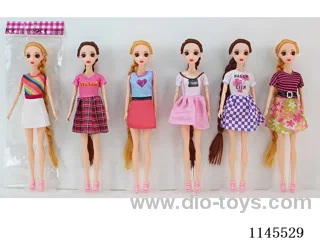11.5’ 30cm 9 joints 3D real eye Barbie mixing