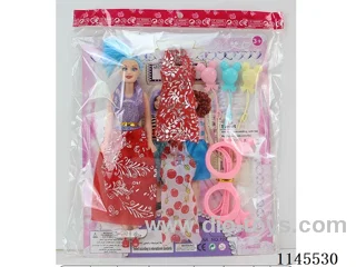 11 inch 27cm empty body Barbie + clothes + glasses + balloon