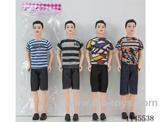 11.5’ 30cm 3 jointed solid body colourful print eye man dolls many mixes