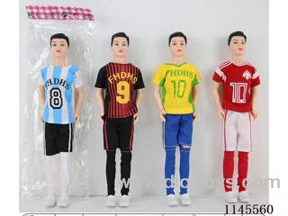 11.5’ 30cm 3 jointed solid colour print eyeballs boys Barbie assorted mix