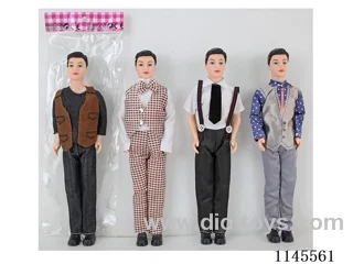 11.5’ 30cm 3 jointed solid colour print eyeball boys barbie assorted mix