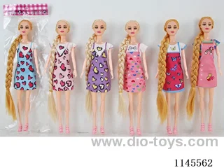 11.5’ 30cm 13 jointed solid colour print eye Barbie variety mix