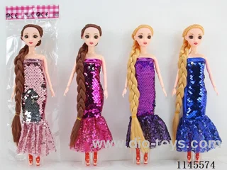 11.5’ 30cm 13 jointed solid 3D real eye Barbie mixed bag
