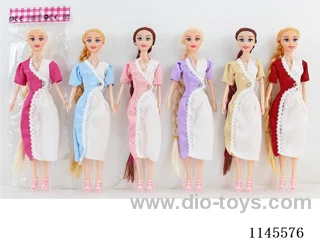 11.5’ 30cm 9 jointed solid colourful eye Barbie assortment