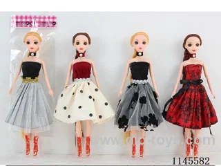 11.5’ 30cm 9 jointed solid 3D real eye Barbie assortment