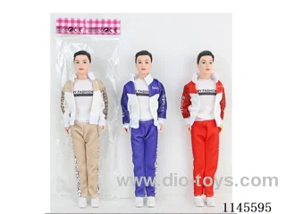 11.5’ 30cm 3 jointed solid body with coloured eyes for men dolls mixed bag
