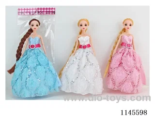 11.5’ 30cm 9 jointed solid 3D real eye Barbie doll mix & match