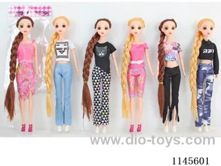 11.5’ 30cm 9 jointed solid body 3D real eye Barbie mix & match