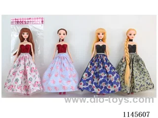 11.5’ 30cm 9 jointed solid 3D real eyes dress Barbie assortment