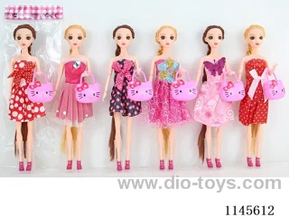 11.5’ 30cm 13 joints 3D real Barbie + bag mix & match