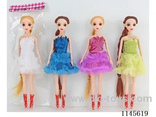 11.5’ 30cm 11 jointed solid 3D Barbie with real eyes mix & match