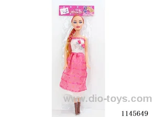 22’ 55cm 5 joints empty body with colour print eyes Musical Barbie