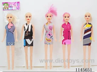 11’ 26cm 5 joints empty body with colourful eyes Barbie Mixed Pack