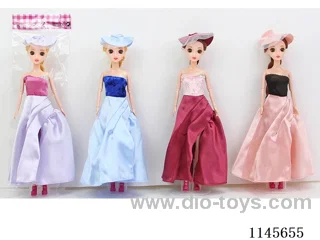 11.5 inch 30cm 9 jointed solid 3D real eye Barbie variety mixed pack