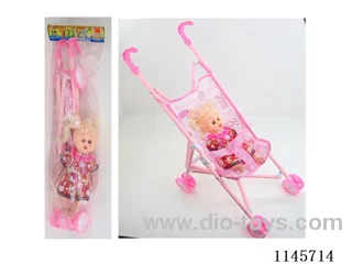 12 inch doll with long pole trolley