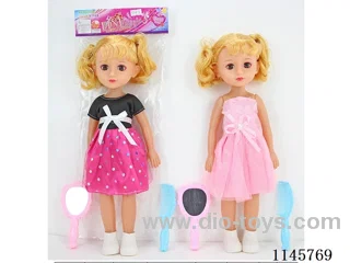 18 inch 42 cm 5 jointed hollow body doll + IC + comb mirror two mixes
