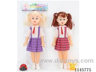 14 inch 33cm 5 jointed Empty Body Doll + BB Whistle Animal two mixes
