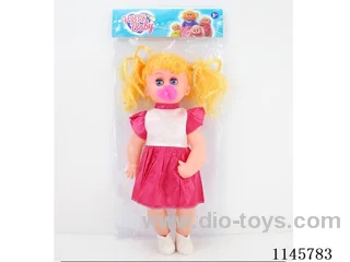 14’ 34cm 5 jointed Hollowbody Doll + Pacifier IC