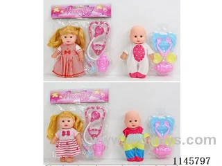 8 inch 19 cm 5 jointed hollow body dolls + blister accessories variety of mix and match
