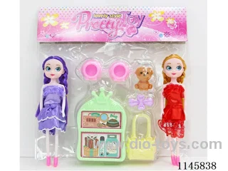 7’ 15.5cm 5 jointed solid doll + blister accessories