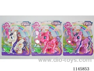 Large Pony Pauli + comb + mirror + bag three mix and match