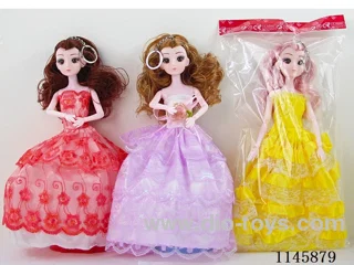11.5’ Solid 9 Articulated Barbie 3-Pack with Keychain