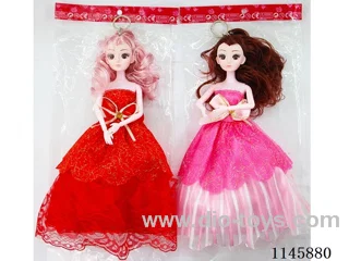 11.5’ Solid 9 Articulated Barbie 3 Mixed with Keyring