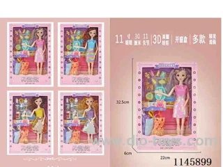11’ 30cm 11 joints solid Barbie + accessories + clothes mix & match