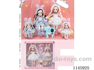 12/6’ 30/16cm 23 jointed dolls + mirror comb + flowers two mixes