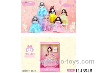12’ 30cm 21 jointed live princess doll + hair accessories mix & match
