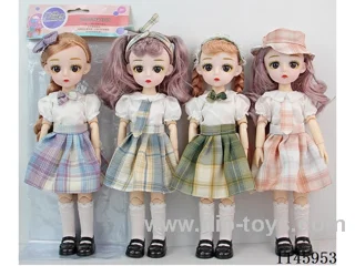 12’ 30cm 21 jointed solid doll variety mix
