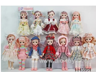 12’ 30cm 21 jointed solid doll mixed bag