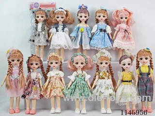 12’ 30cm 21 jointed solid doll mix and match