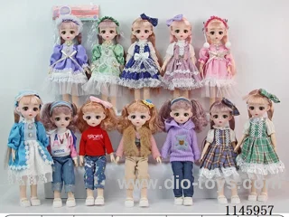 12’ 30cm 21 jointed solid doll mix and match