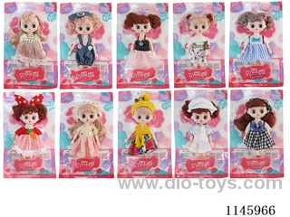 6’ 16cm 21 jointed solid dolls mix & match