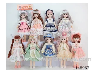 12’ 30cm 21 jointed solid doll mixed bag