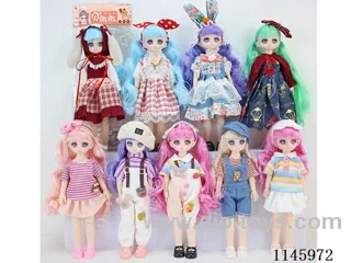 12’ 30cm 21 jointed solid doll Mix & Match