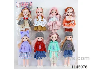 12’ 30cm 21 jointed solid dolls mix & match