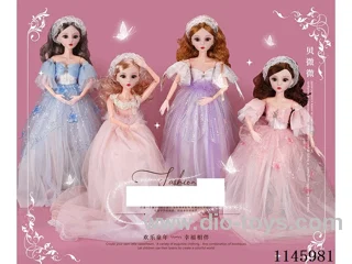 22’ 60cm 19 jointed solid doll with hair accessoriesMixed set