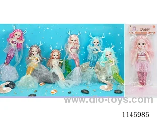 12’ 30cm 21 jointed solid body mermaid doll Mix & Match