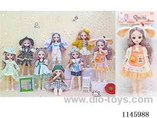 12’ 30cm 21 jointed solid dolls mix & match