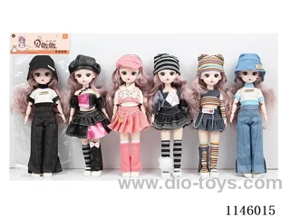 12’ 30cm 21 jointed solid body doll Variety pack