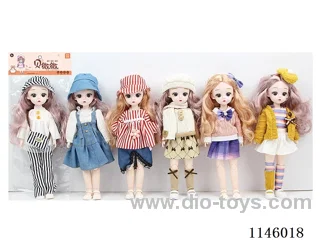 12’ 30cm 21 jointed solid doll mix and match
