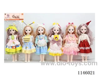 12’ 30cm 21 jointed solid doll mix and match