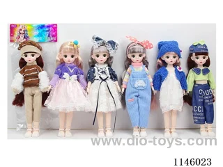 12’ 30cm 21 jointed solid doll mix and match