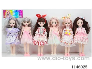 12’ 30cm 21 jointed solid doll mixed bag