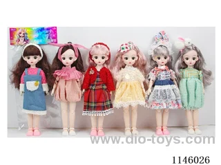 12’ 30cm 21 jointed solid doll mix and match