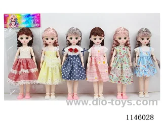 12’ 30cm 21 jointed solid doll mix and match